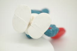 Schtroumpf coquet avec miroir - photo