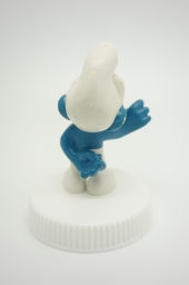 Schtroumpf avec fleur - photo