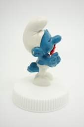 Schtroumpf avec fleur - photo