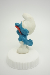 Schtroumpf avec fleur - photo