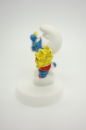 Schtroumpf avec frites - photo