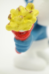 Schtroumpf avec frites - photo