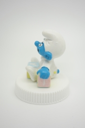 Bébé Schtroumpf avec cubes - photo