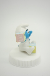 Bébé Schtroumpf avec cubes - photo