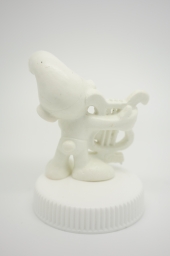 Schtroumpf avec harpe - photo