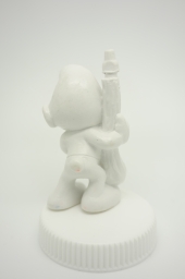 Schtroumpf avec parapluie champignon - photo