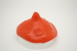 Schtroumpf avec parapluie champignon - photo