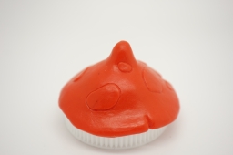 Schtroumpf avec parapluie champignon - photo