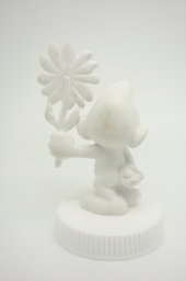 Schtroumpf courtisant avec fleur (rendez-vous) - photo