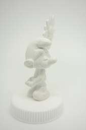 Schtroumpf courtisant avec fleur (rendez-vous) - photo