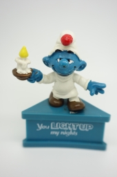 Schtroumpf à la bougie - photo