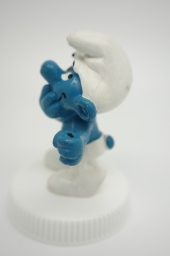 Schtroumpf avec pancarte - photo