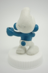 Schtroumpf avec pancarte - photo