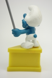 Schtroumpf avec pancarte - photo