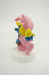 Schtroumpfette en lapin de Pâques - photo