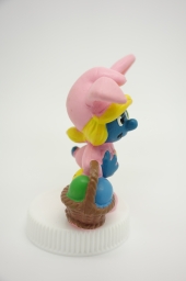 Schtroumpfette en lapin de Pâques - photo