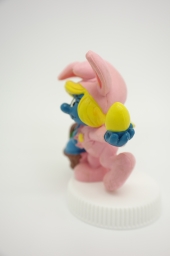 Schtroumpfette en lapin de Pâques - photo