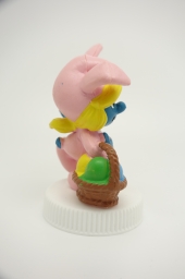 Schtroumpfette en lapin de Pâques - photo