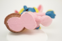 Schtroumpfette en lapin de Pâques - photo