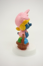 Schtroumpfette en lapin de Pâques - photo