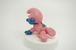 Bébé Schtroumpf avec hochet - photo