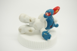 Bébé Schtroumpf avec hochet - photo