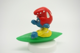 Schtroumpf avec canoë kayak - photo