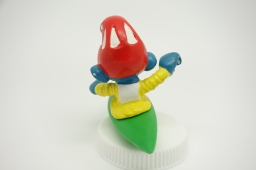 Schtroumpf avec canoë kayak - photo