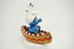 Schtroumpf en canoë - photo