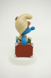 Schtroumpf explorateur avec valises - photo