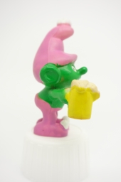 Gnome avec bière - photo