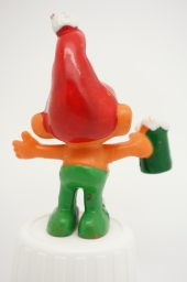 Gnome avec bière - photo