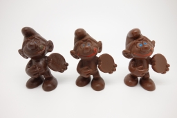 Schtroumpf avec biscuit - photo