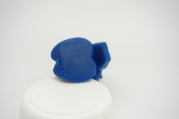 Schtroumpf endormi sur sa pelle (petit) - photo