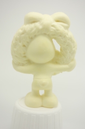 Schtroumpf avec couronne de Noël - photo