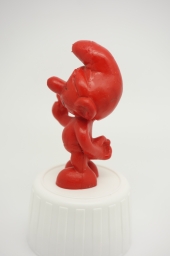 Schtroumpf avec fleur - photo