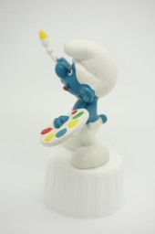 Schtroumpf peintre/artiste - photo