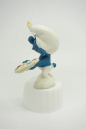 Schtroumpf peintre/artiste - photo