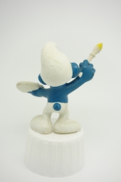 Schtroumpf peintre/artiste - photo