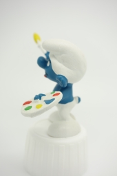 Schtroumpf peintre/artiste - photo