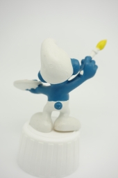 Schtroumpf peintre/artiste - photo