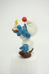 Schtroumpf à la bougie - photo