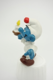 Schtroumpf à la bougie - photo