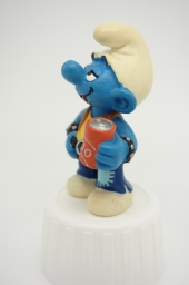 Schtroumpf frimeur avec canette - photo