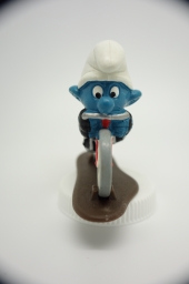 Schtroumpf cycliste - photo