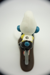 Schtroumpf cycliste - photo