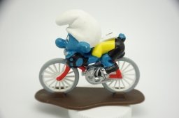 Schtroumpf cycliste - photo