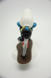 Schtroumpf cycliste - photo