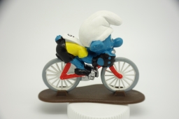 Schtroumpf cycliste - photo