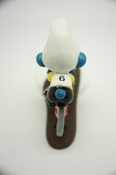 Schtroumpf cycliste - photo